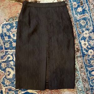 Elle Tahari Brown Snakeskin printed pencil skirt